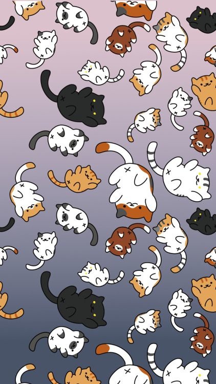 Animated Cat iPhone Wallpaper resolution 422x750