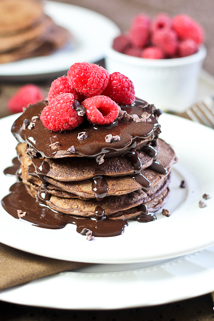 Chocolate Pancakes Wallpaper iPhone resolution 427x640