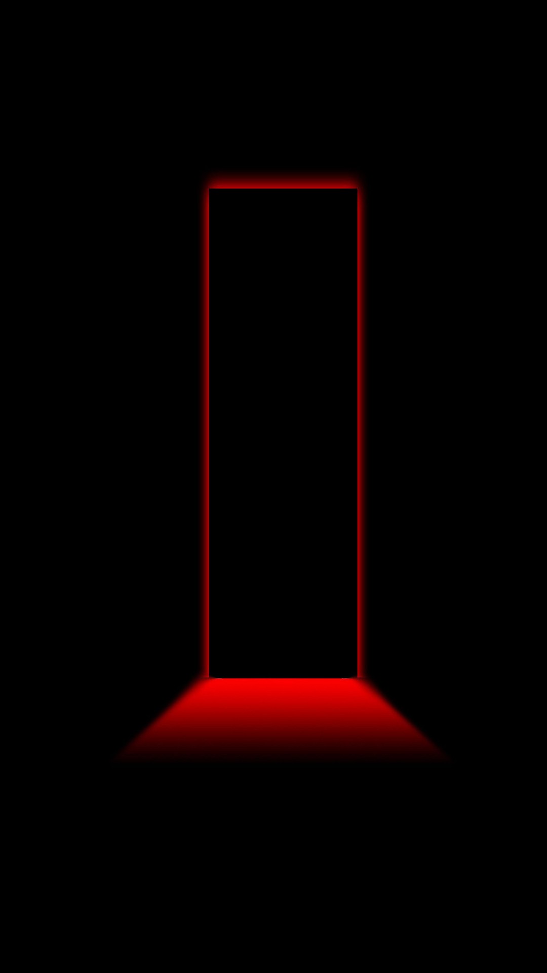 3D Black and Red iPhone Wallpaper resolution 1080x1920