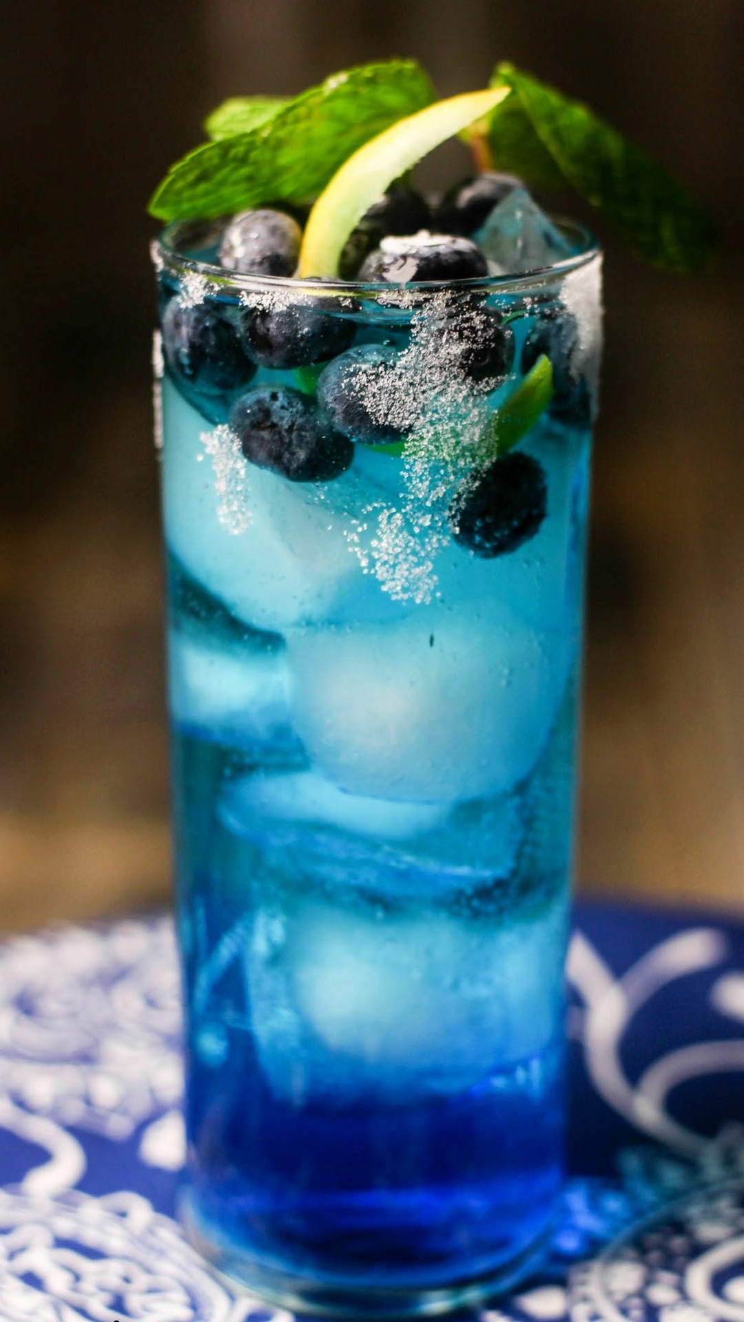 Blue Drink Wallpaper iPhone resolution 1080x1920