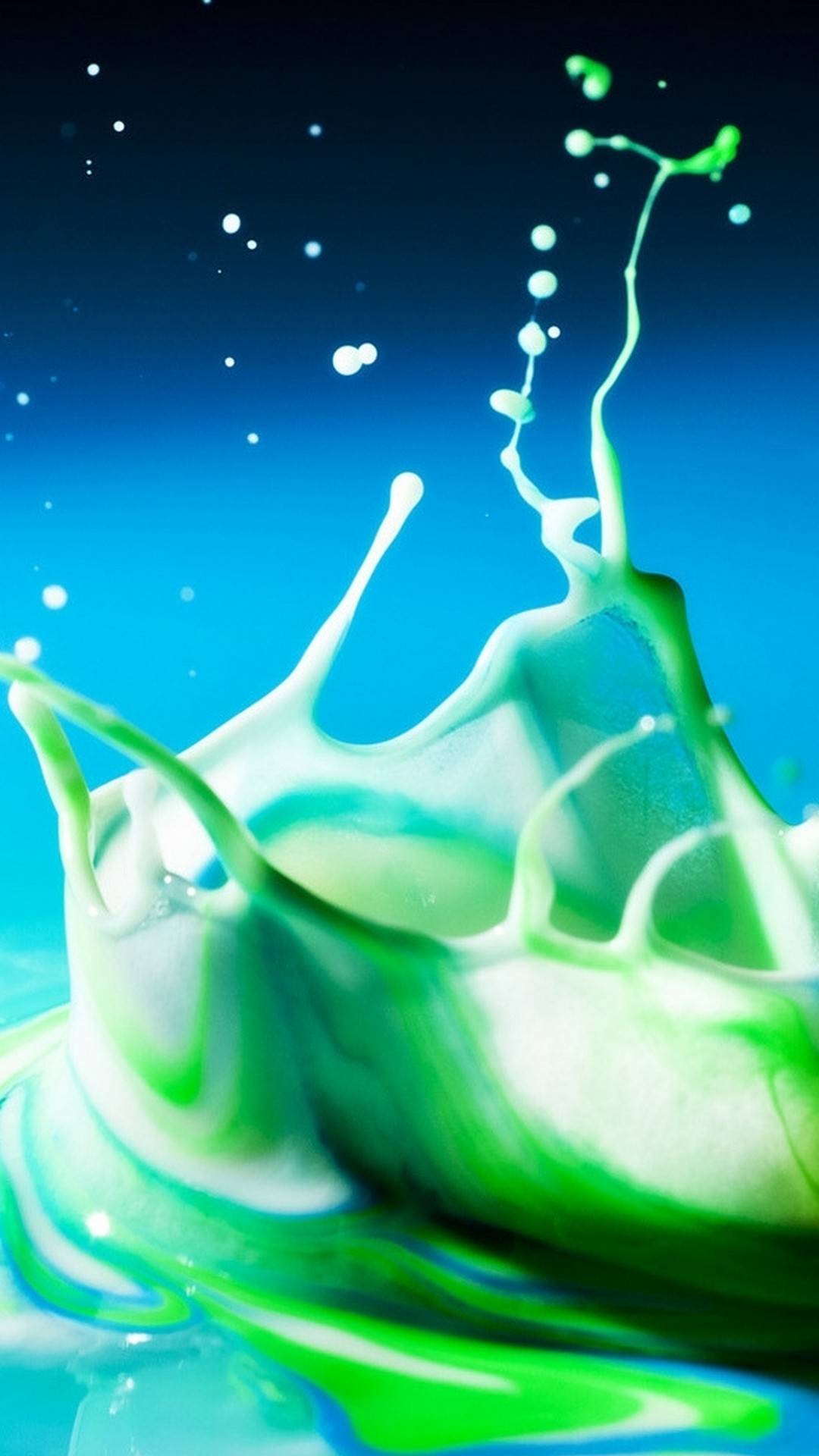 Milky Green Liquid Wallpaper iPhone X resolution 1080x1920