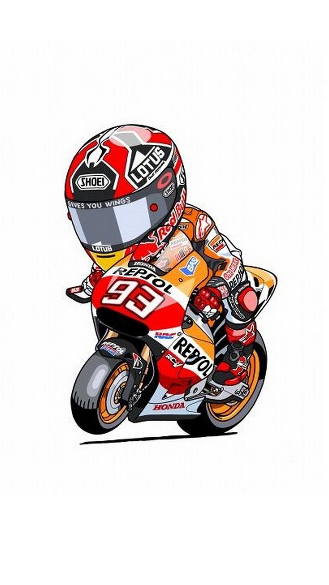 Animated Marc Marquez iPhone Wallpaper resolution 1080x1920