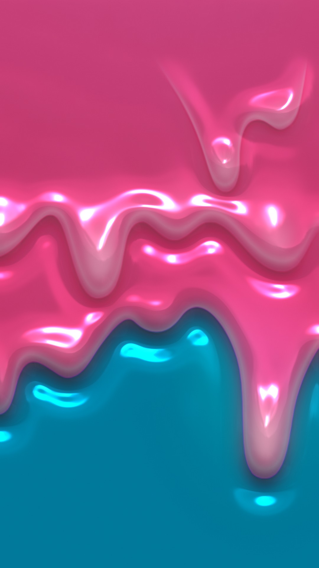 iPhone X Pink Liquid Wallpaper resolution 1080x1920