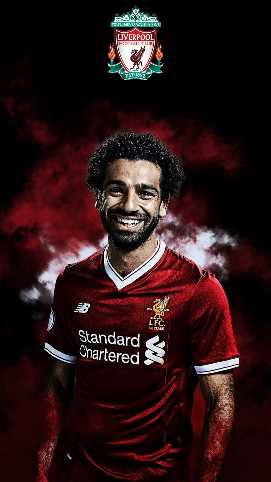 Mo Salah iPhone Wallpaper with image resolution 1080x1920 pixel. You can make this wallpaper for your iPhone 5, 6, 7, 8, X backgrounds, Mobile Screensaver, or iPad Lock Screen