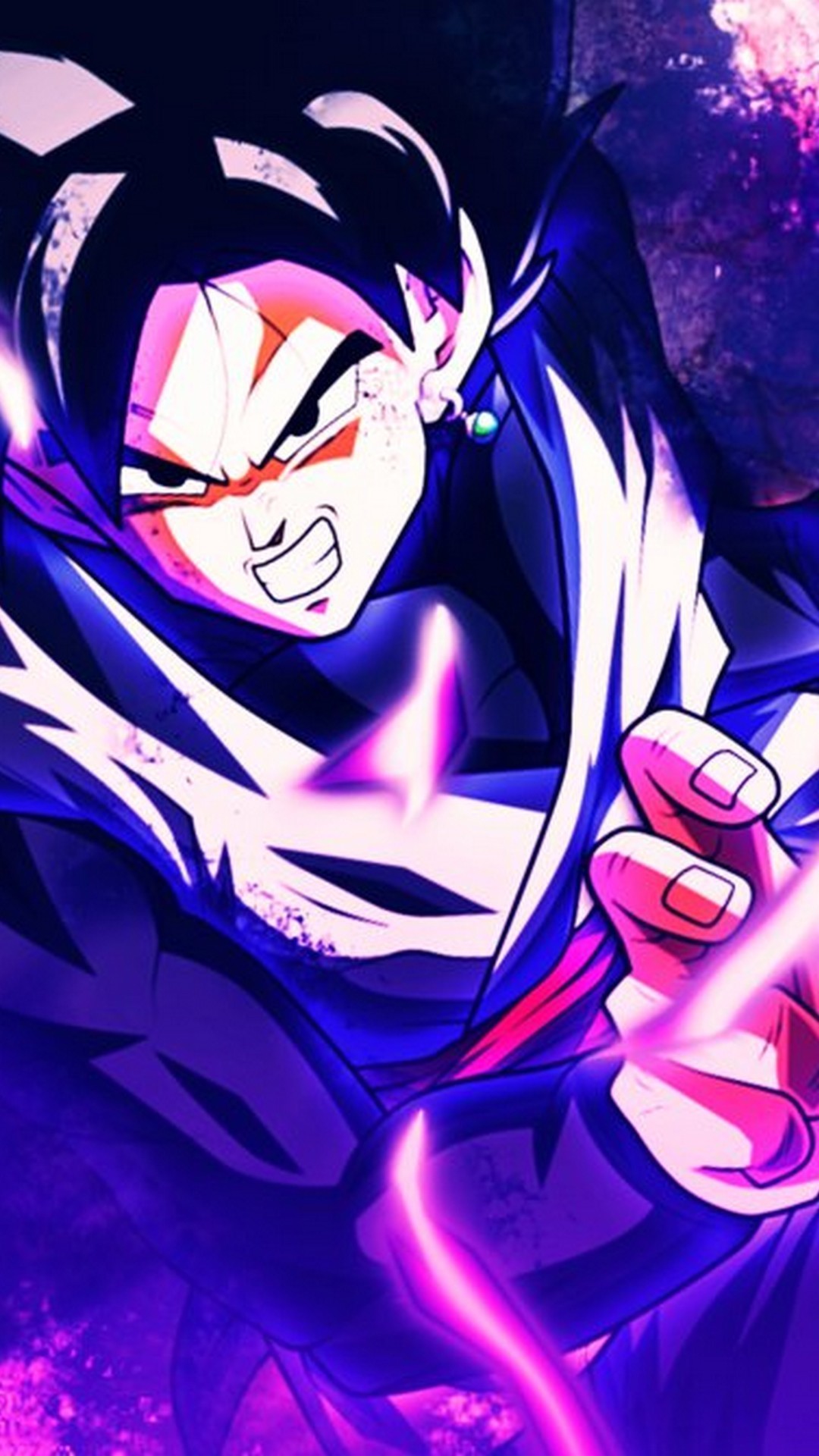 Wallpaper Black Goku iPhone with image resolution 1080x1920 pixel. You can make this wallpaper for your iPhone 5, 6, 7, 8, X backgrounds, Mobile Screensaver, or iPad Lock Screen