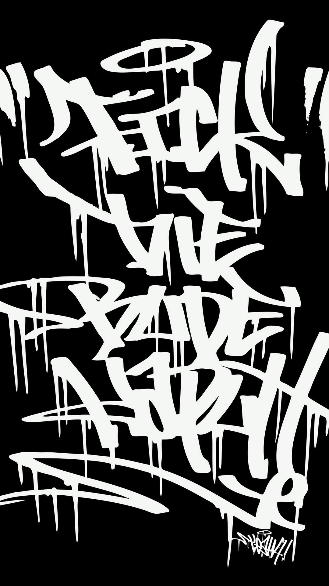 Mobile Wallpapers Graffiti Letters with image resolution 1080x1920 pixel. You can make this wallpaper for your iPhone 5, 6, 7, 8, X backgrounds, Mobile Screensaver, or iPad Lock Screen