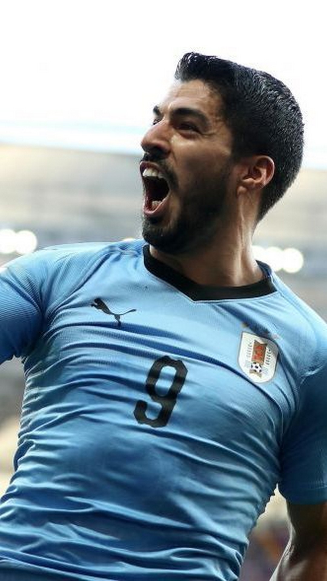 Uruguay National Team Wallpaper For iPhone with image resolution 1080x1920 pixel. You can make this wallpaper for your iPhone 5, 6, 7, 8, X backgrounds, Mobile Screensaver, or iPad Lock Screen