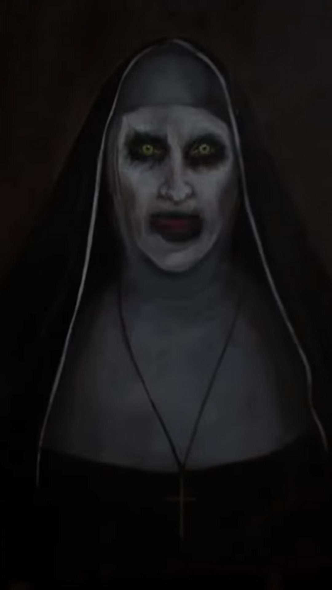 iPhone Wallpaper The Nun Valak with image resolution 1080x1920 pixel. You can make this wallpaper for your iPhone 5, 6, 7, 8, X backgrounds, Mobile Screensaver, or iPad Lock Screen