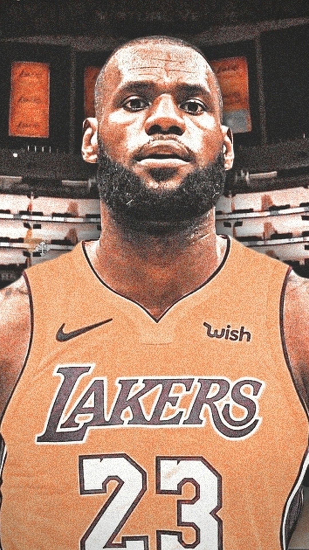 Lebron James Lakers iPhone Wallpaper with high-resolution 1080x1920 pixel. You can use this wallpaper for your iPhone 5, 6, 7, 8, X backgrounds, Mobile Screensaver, or iPad Lock Screen
