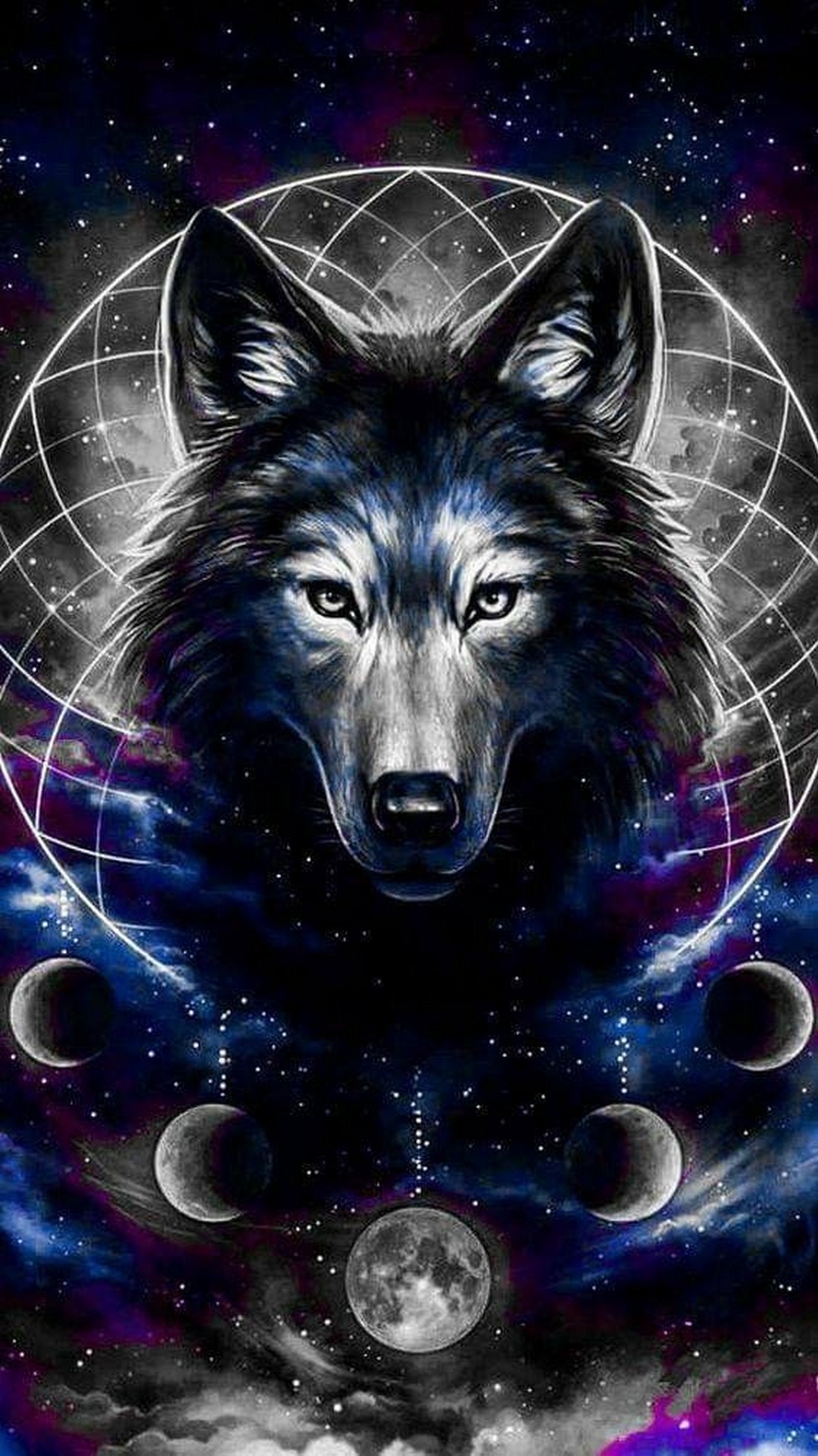 Cool Wolf Wallpaper for iPhone with high-resolution 1080x1920 pixel. You can use this wallpaper for your iPhone 5, 6, 7, 8, X, XS, XR backgrounds, Mobile Screensaver, or iPad Lock Screen
