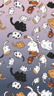 Animated Cat iPhone Wallpaper