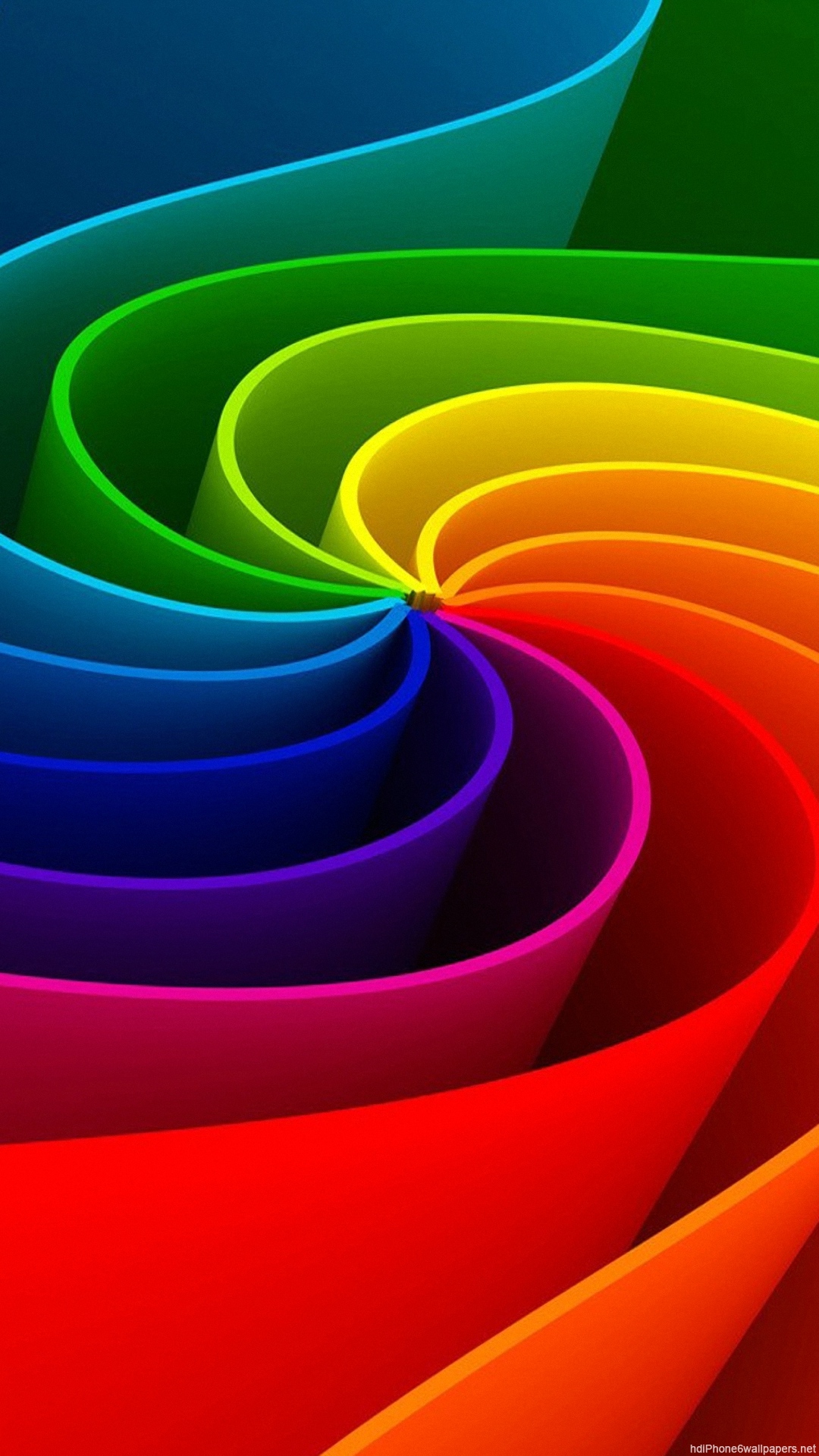 Colorfull 3D iPhone Wallpaper