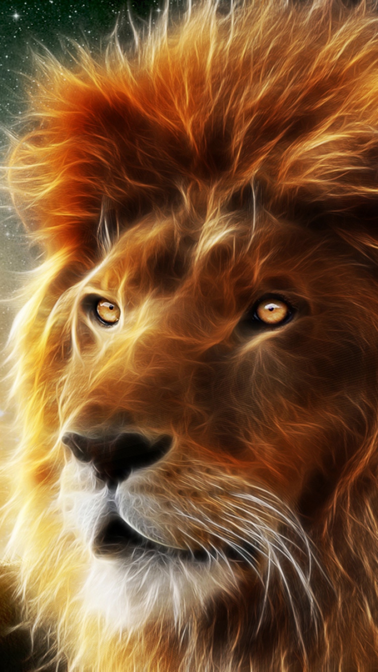 Lion Animation Wallpaper HD iPhone resolution 750x1334