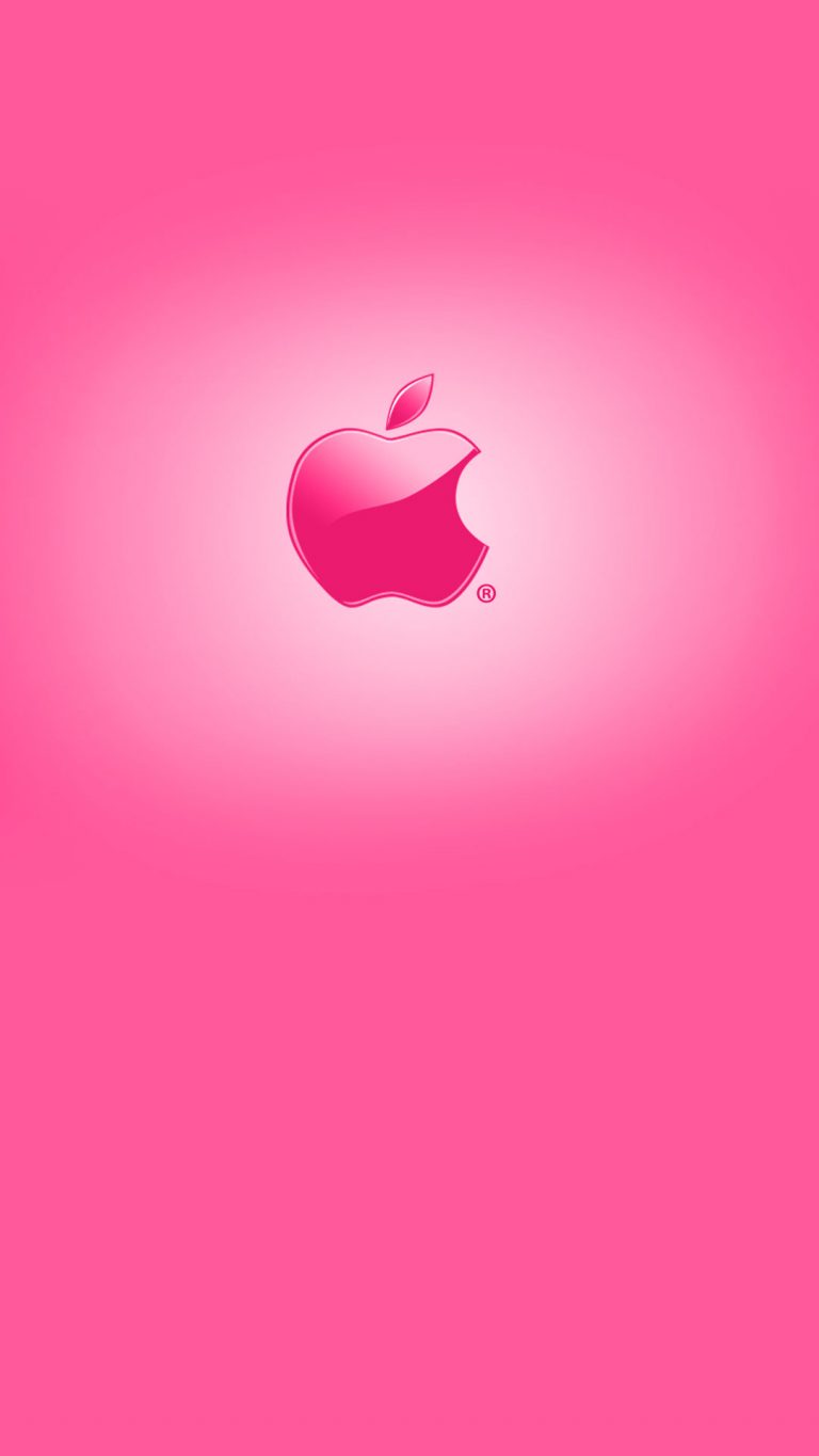 Pink Apple iPhone Wallpaper | 2021 3D iPhone Wallpaper