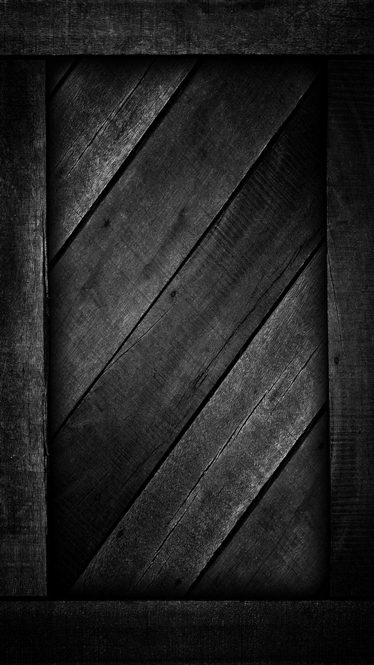 Wood Black Background iPhone