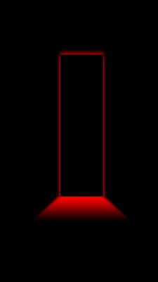 3D Black and Red iPhone Wallpaper