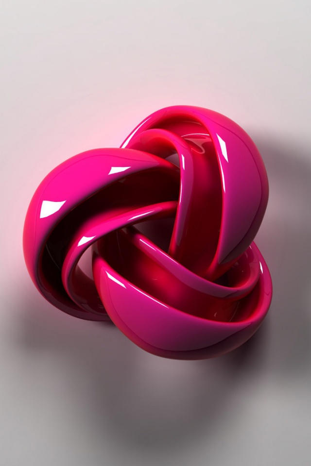 3D Pink Wallpaper iPhone