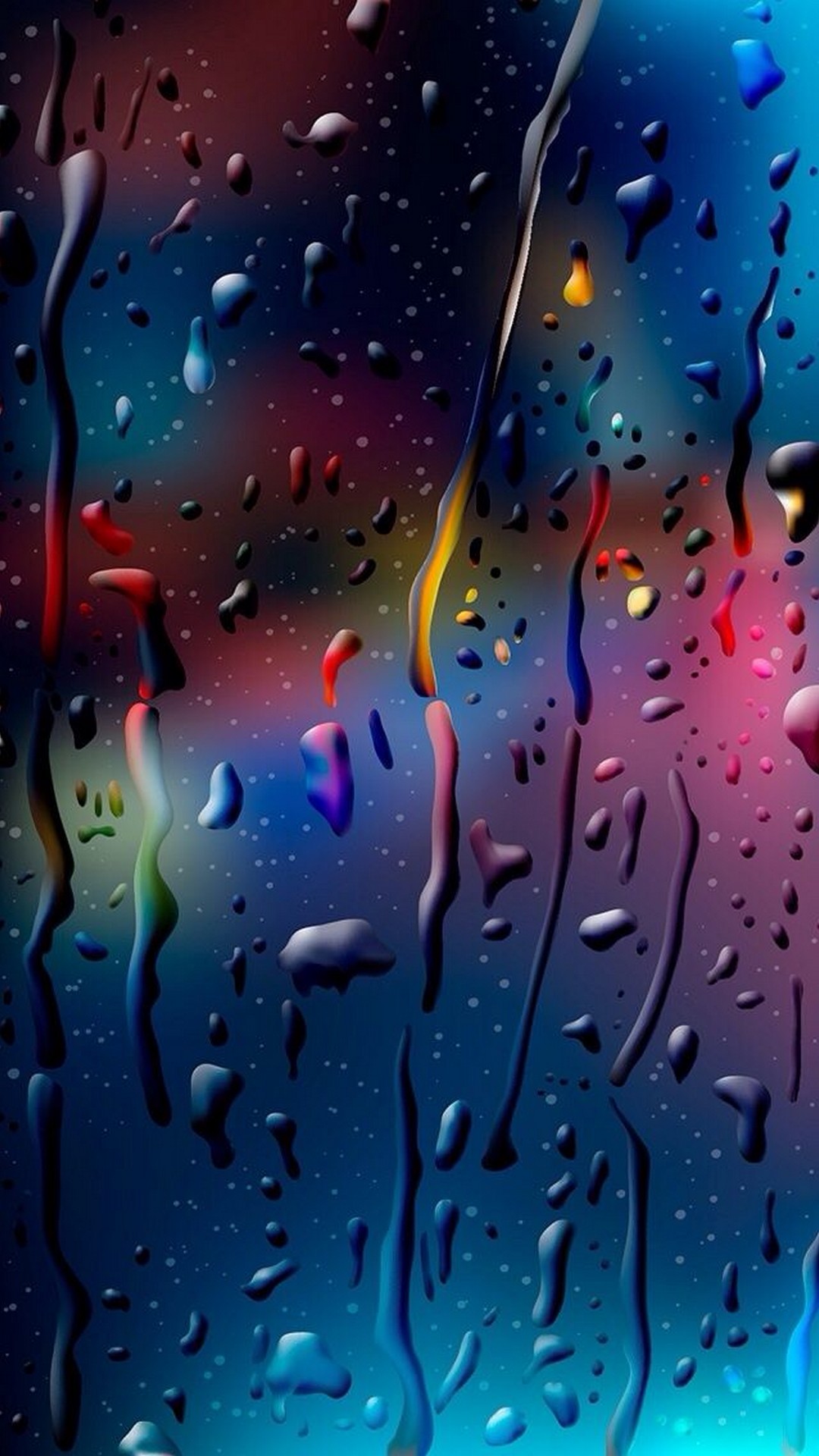 3D Rain Wallpaper iPhone