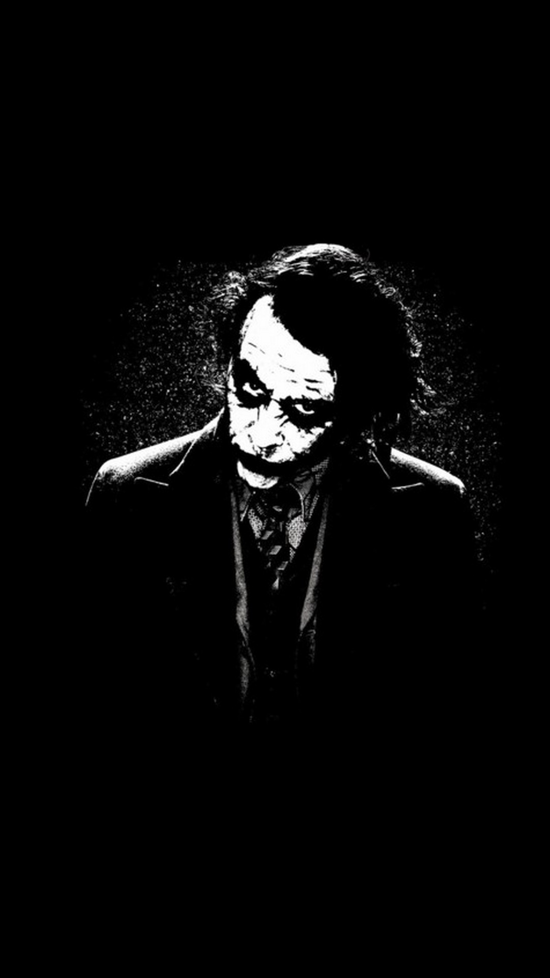 Black Joker iPhone Wallpaper
