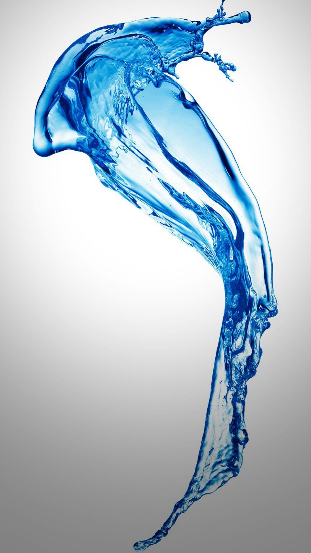 Blue Liquid iPhone Background