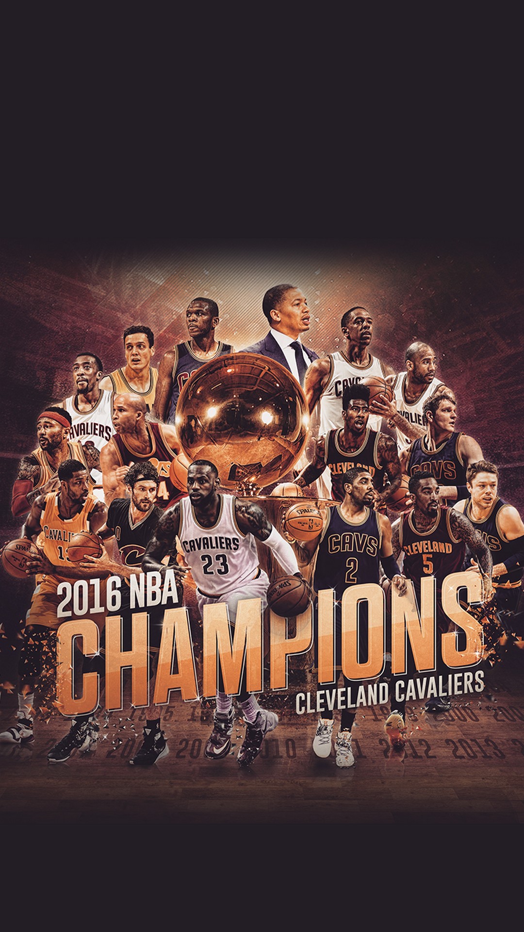 Cavs Champs iPhone Wallpaper
