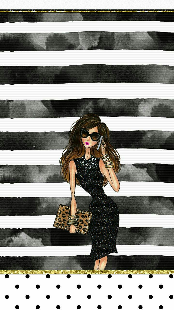 Chic Fashionista Wallpaper Iphone Girly resolution 720x1280