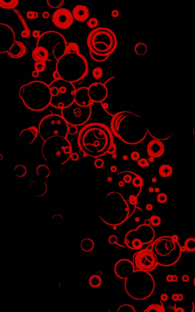 Circles Red Wallpaper iPhone