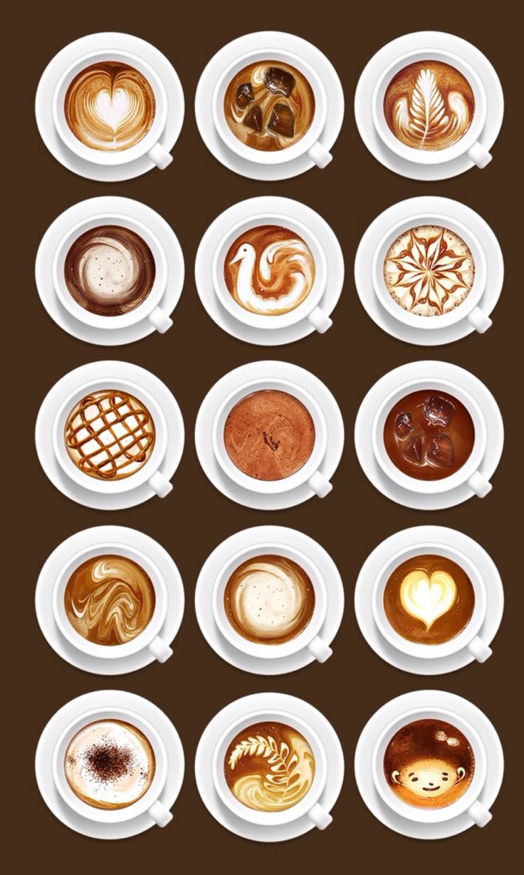 Coffee Art iPhone Wallpaper