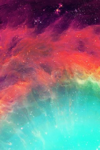 Colorfull Iphone Stars Wallpaper resolution 320x480