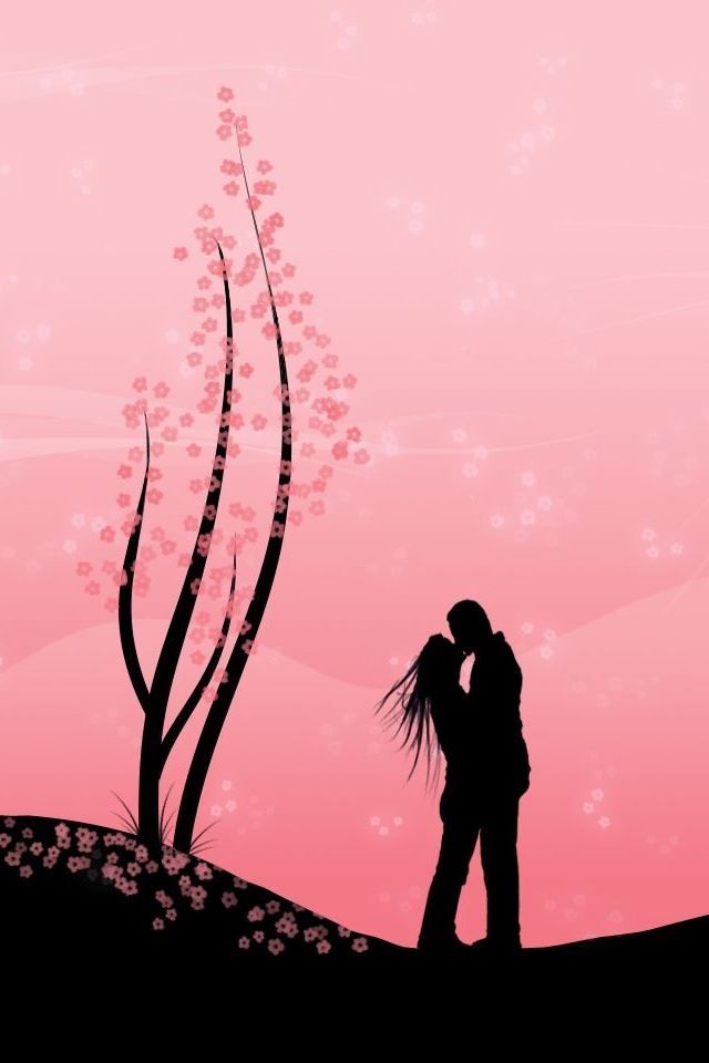 Couple Pink iPhone Wallpaper