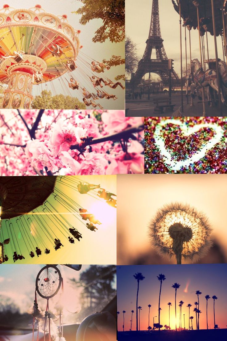 Cute Collage Wallpaper For iPhone