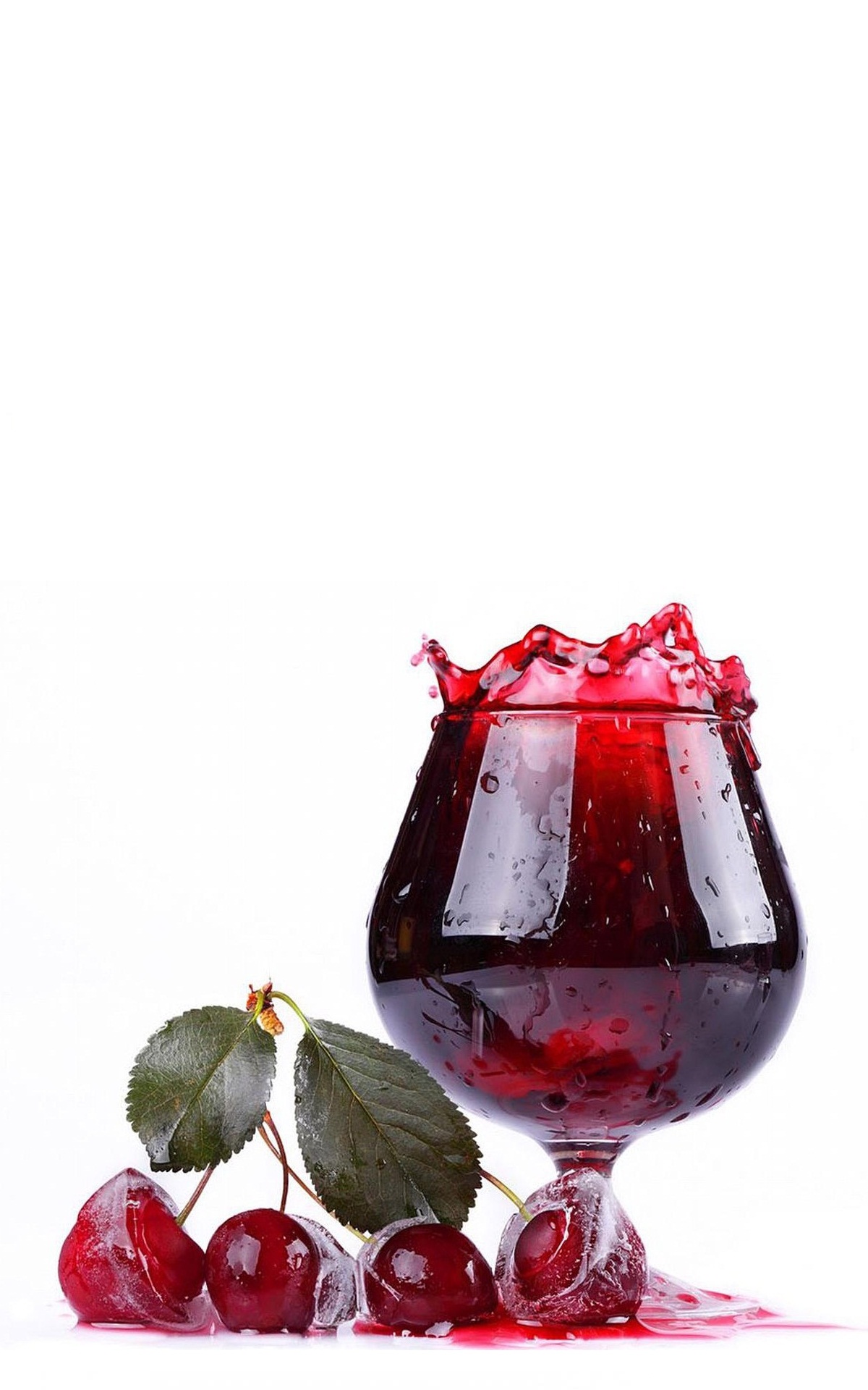 Drink HD Wallpaper Cherry resolution 1200x1920