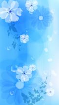 Girly Blue iPhone Wallpaper | 3D iPhone Wallpaper 2023