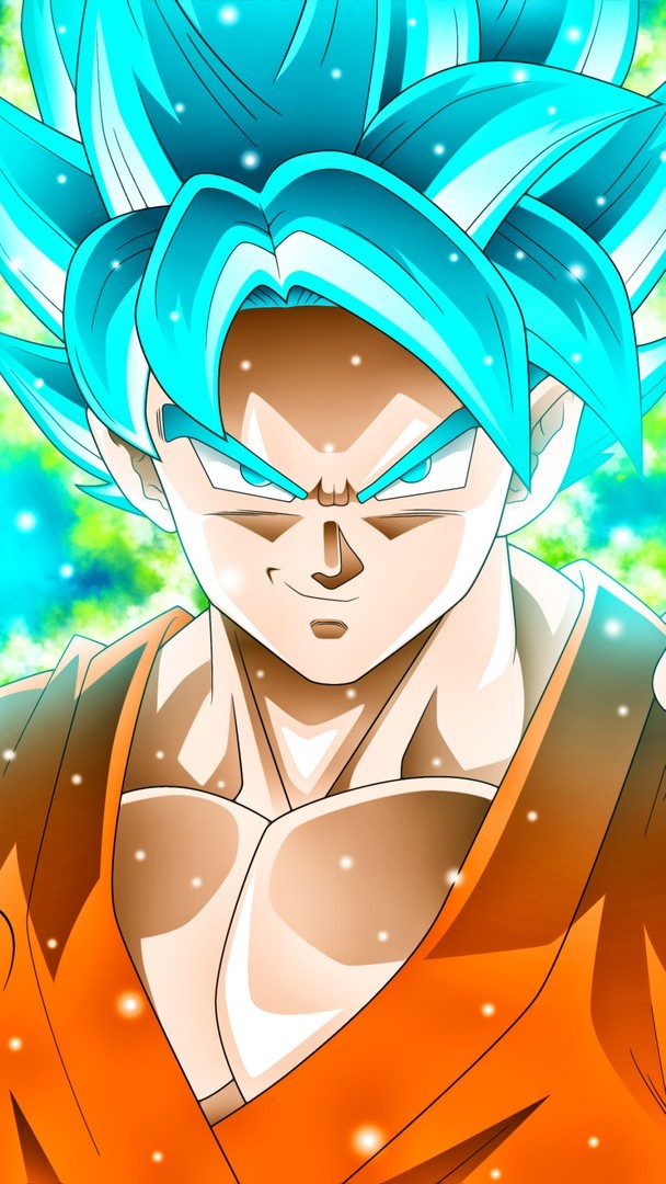 Goku Blue Wallpaper iPhone