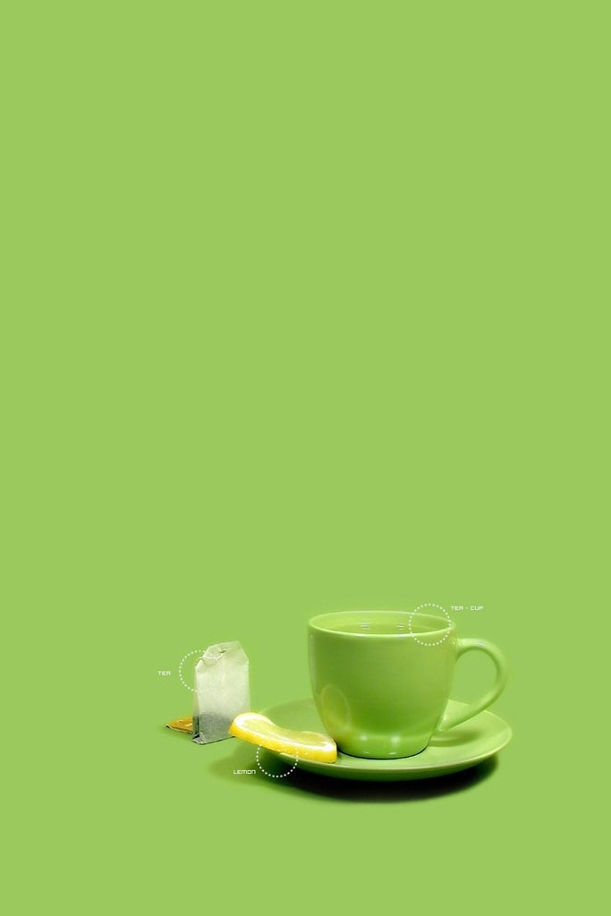 Green Tea Drink Wallpaper iPhone