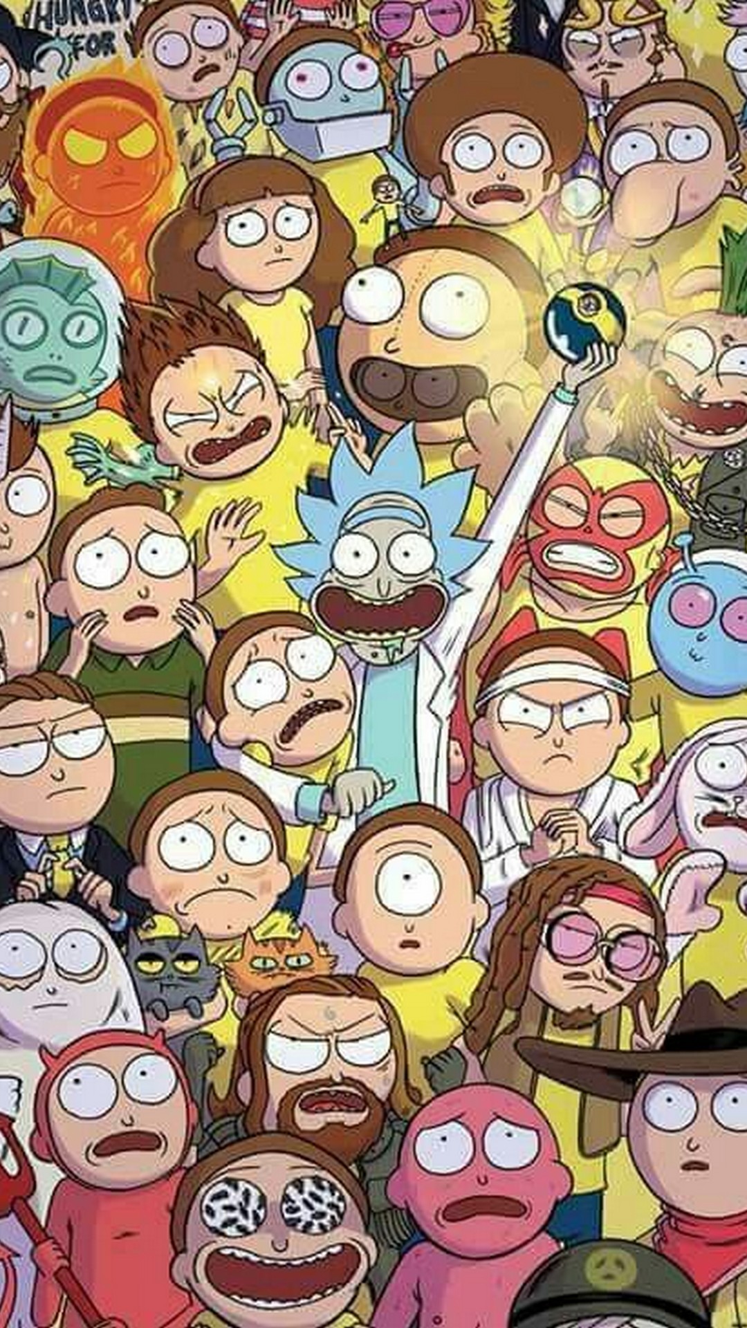 HD Wallpaper Rick And Morty Cartoon iPhone resolution 1080x1920