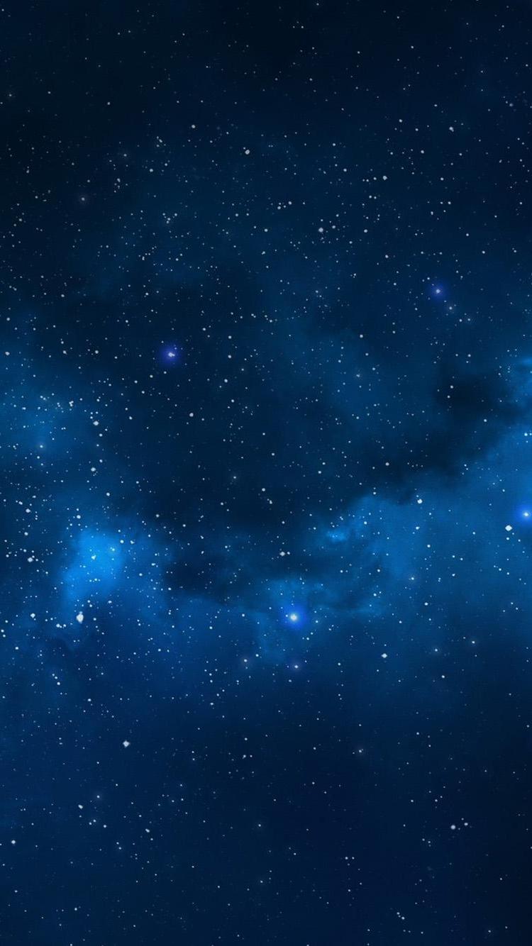 Iphone Blue Stars Wallpaper