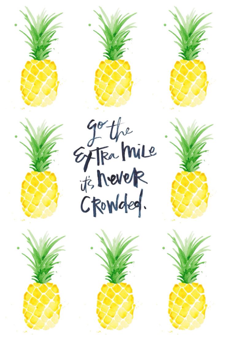 Iphone Wallpaper Pinneapple with Quotes resolution 736x1105