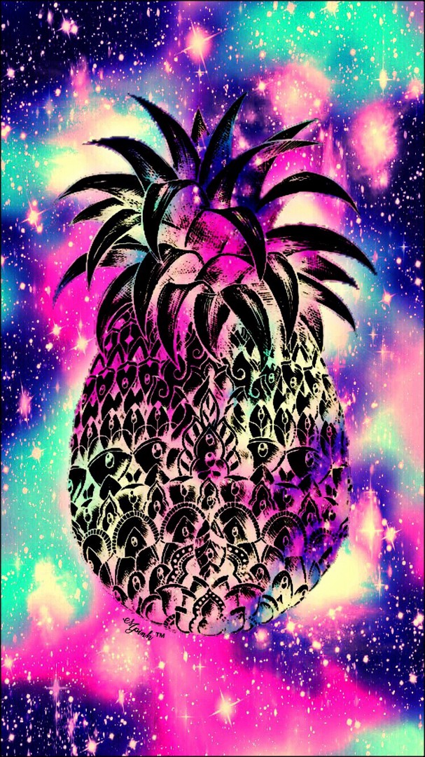 Pineapple  Cute Girly Iphone Wallpaper resolution 607x1080