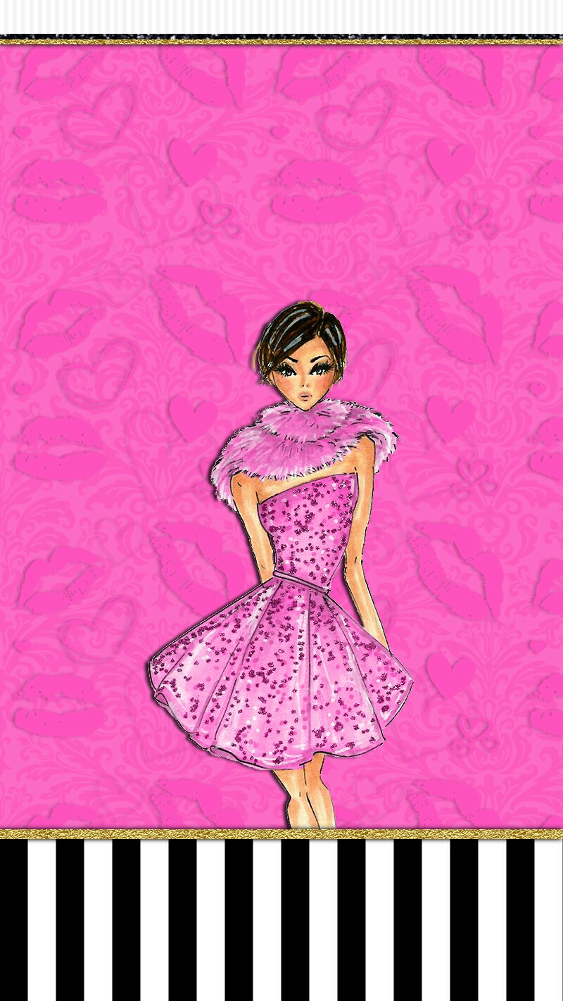 Pink Cute Girly iPhone Wallpaper