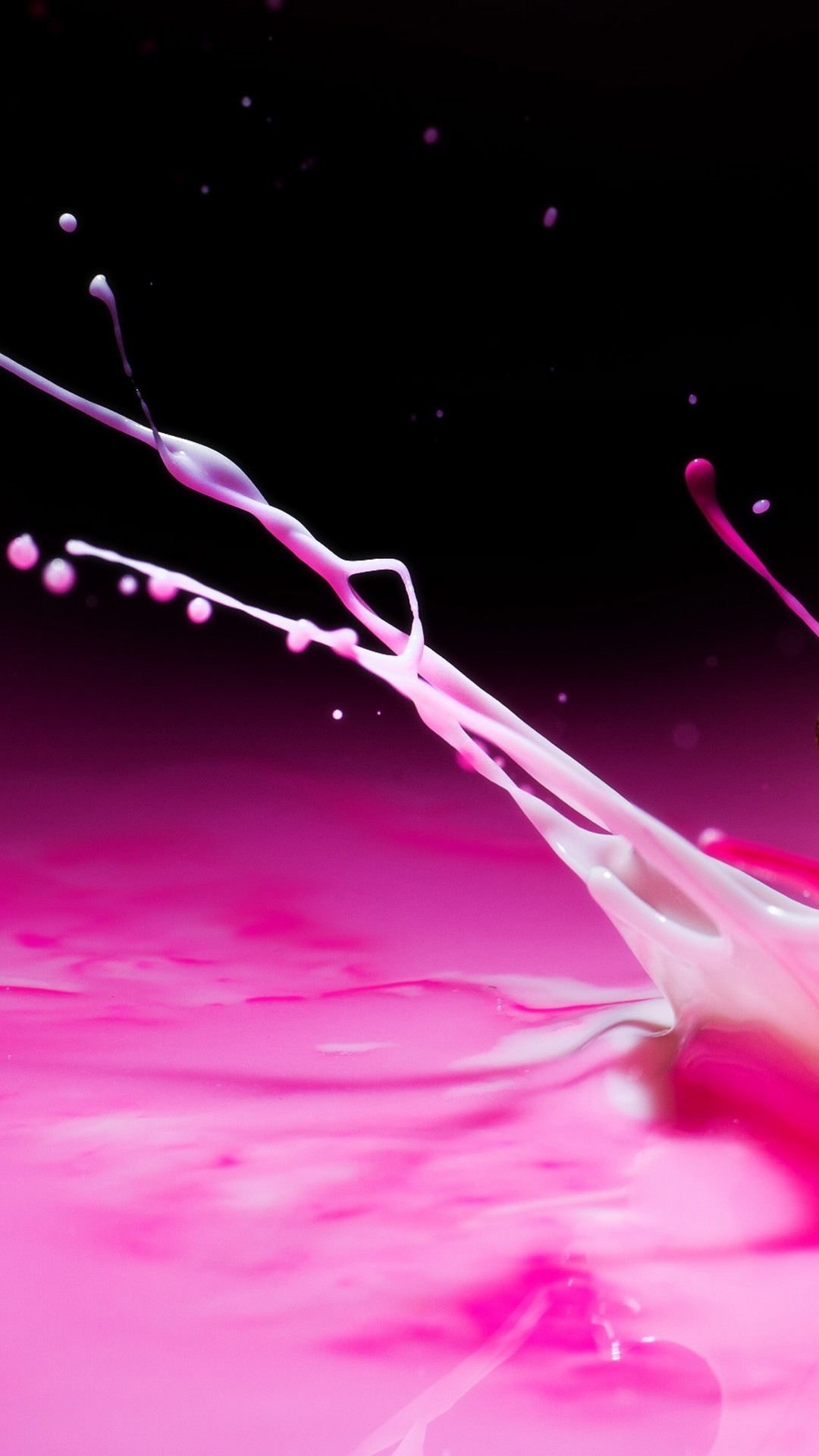 Pink Liquid iPhone Wallpaper