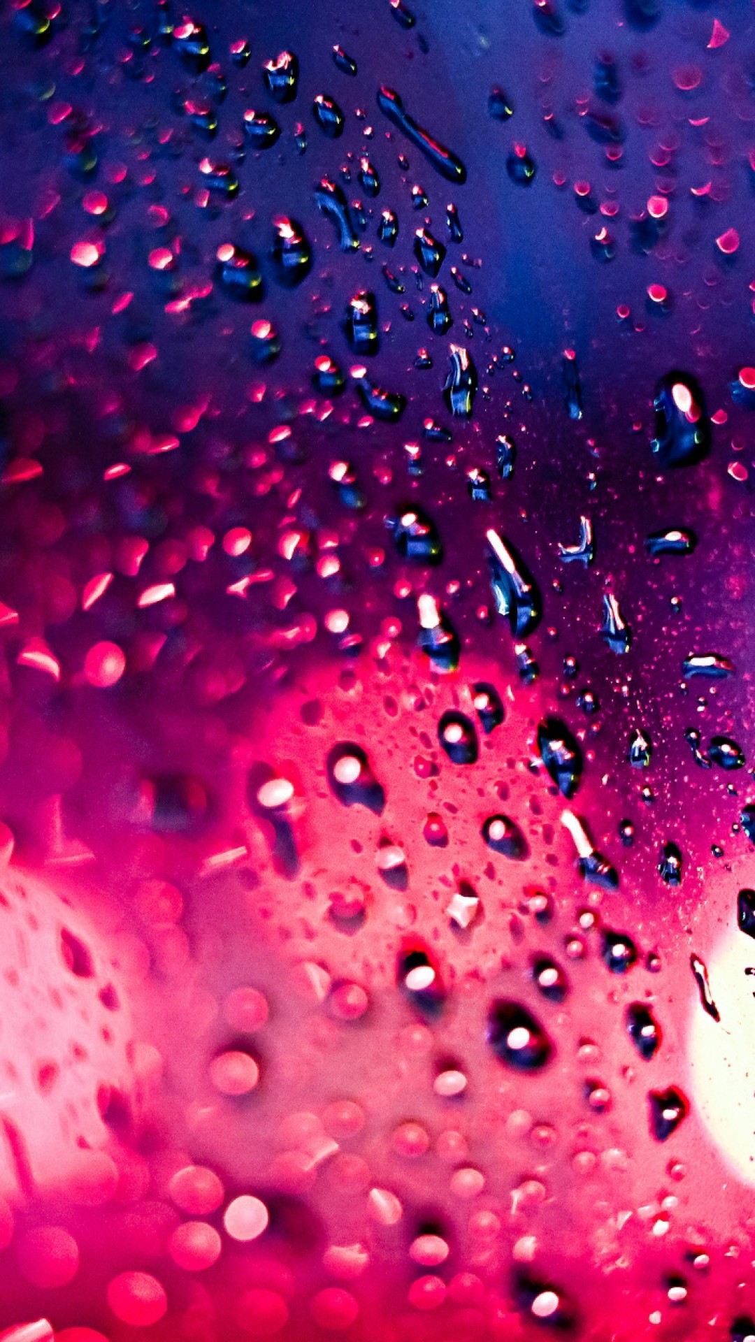 Rain Pink iPhone Wallpaper