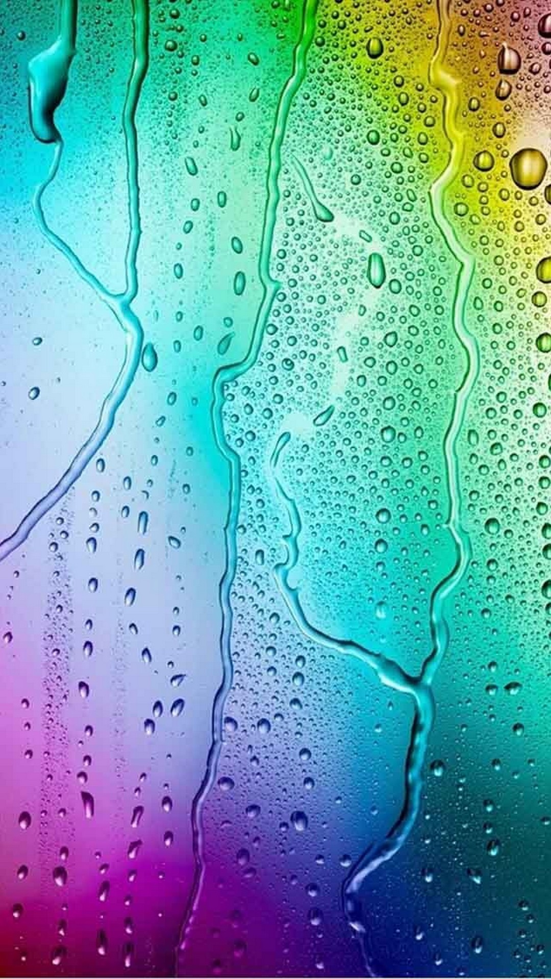 Rainbow Apple iPhone 6 Wallpaper