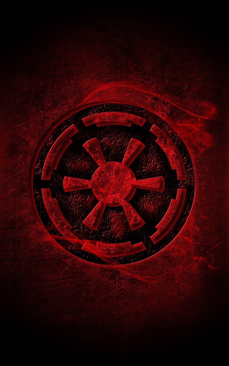 Star Wars Galactic Empire Logo Wallpaper iPhone