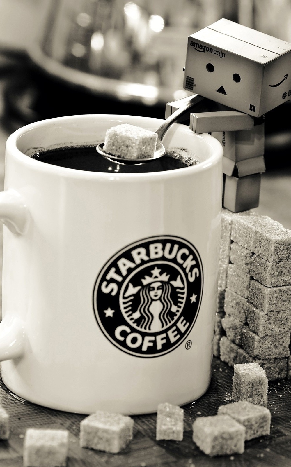 Starbucks Coffee Sugar iPhone 6S Wallpaper
