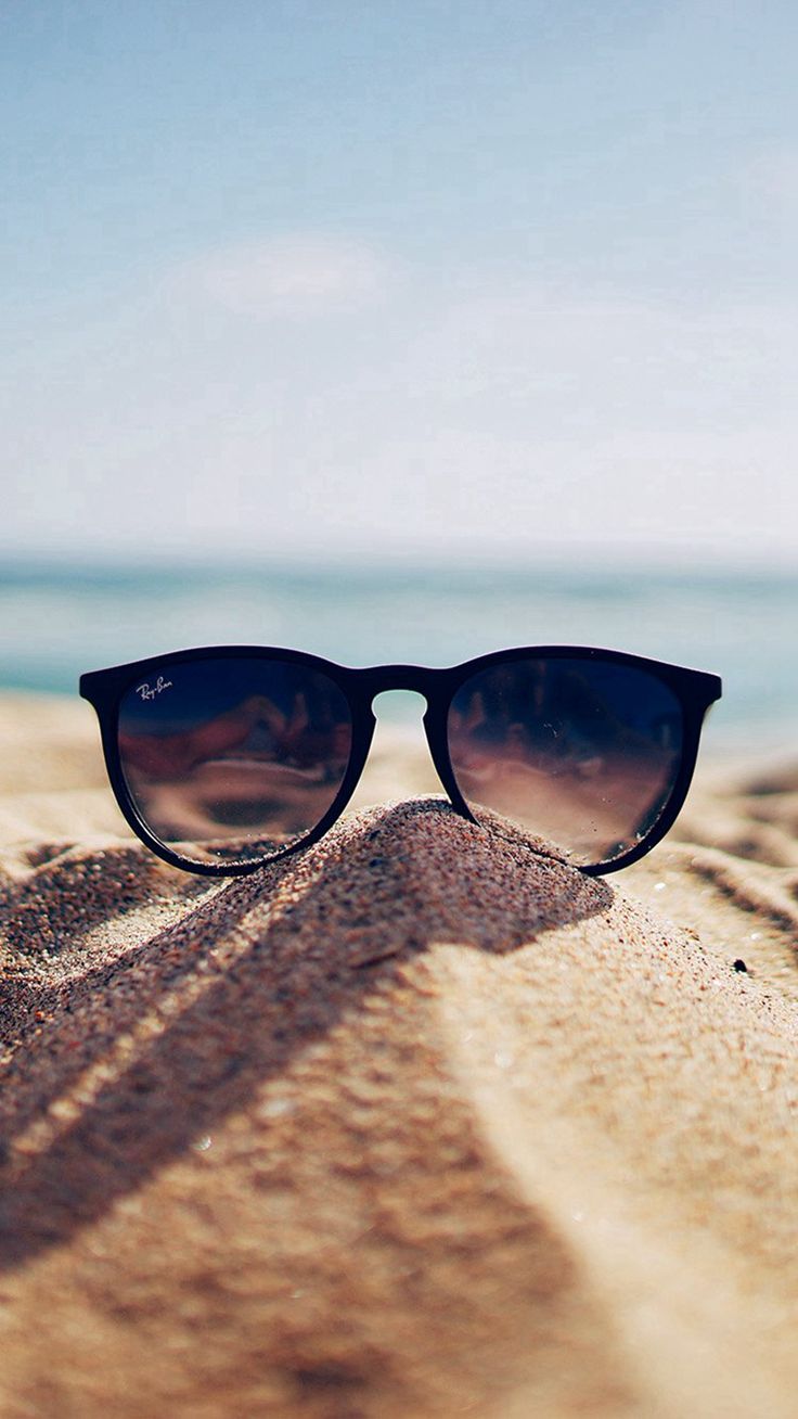 Sunglasses Sand Wallpaper iPhone