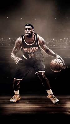 Cleveland Cavaliers LeBron James iPhone Wallpaper