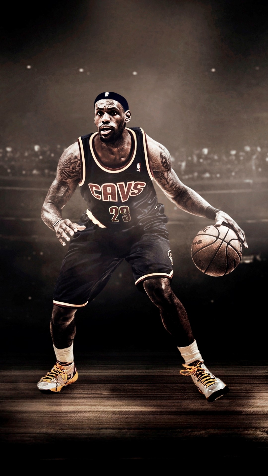 Cleveland Cavaliers LeBron James iPhone Wallpaper resolution 1080x1920