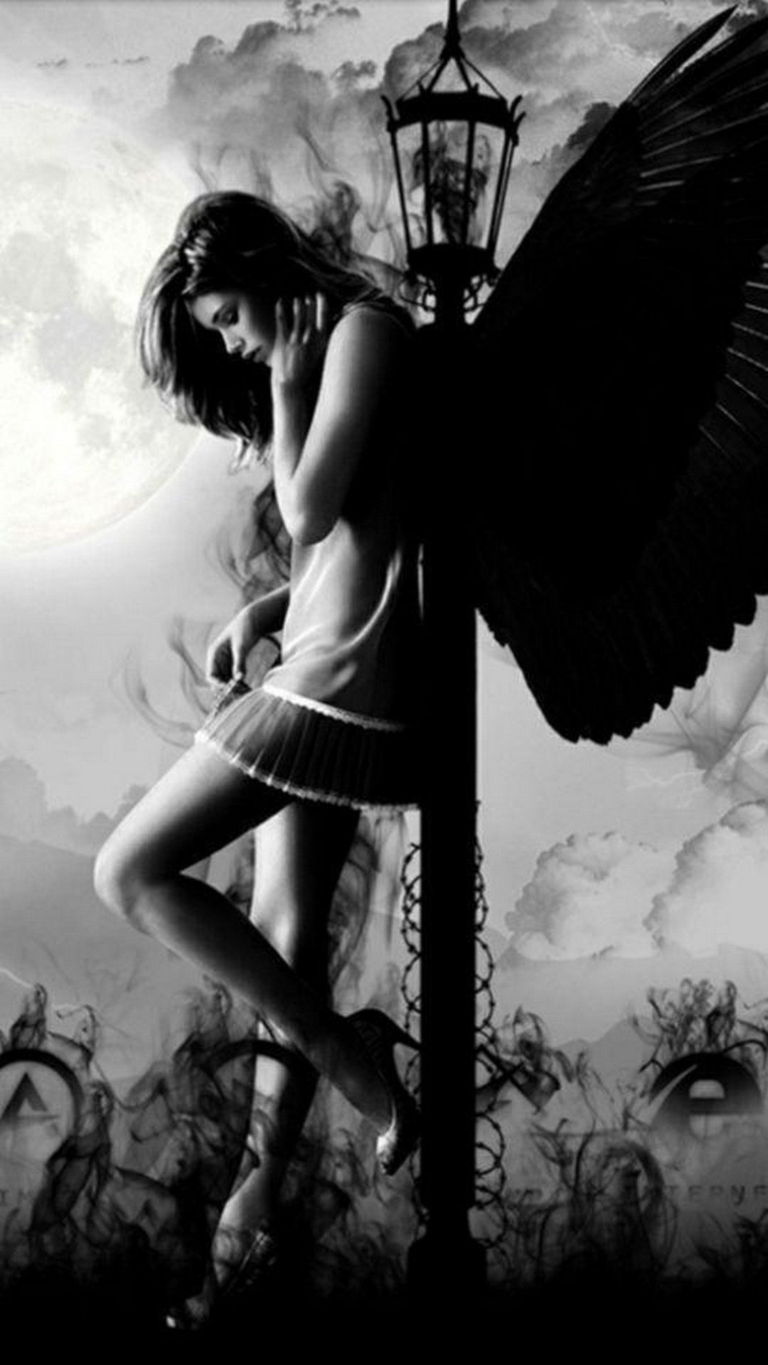 Dark Angel iPhone Wallpaper resolution 1080x1920