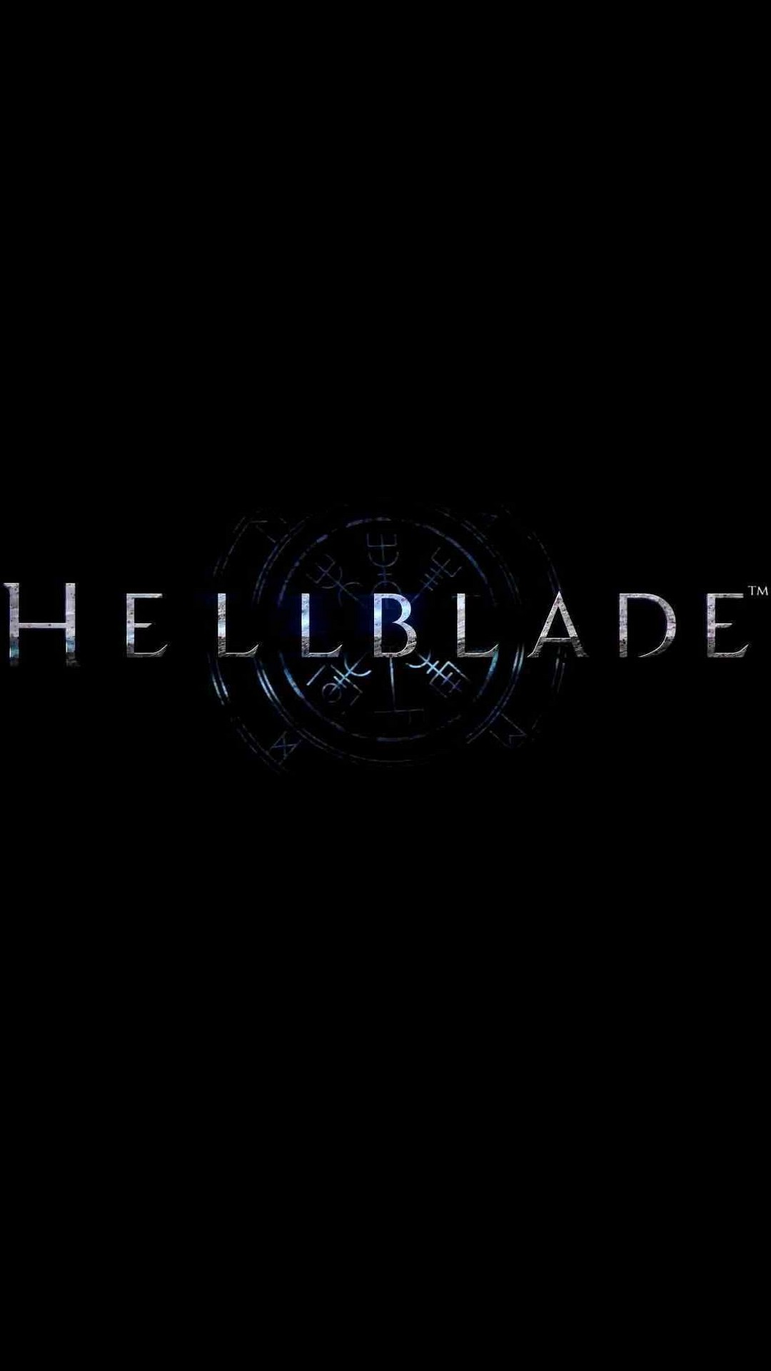 Hellblade Senua’s Sacrifice Logo iPhone Wallpaper resolution 1080x1920